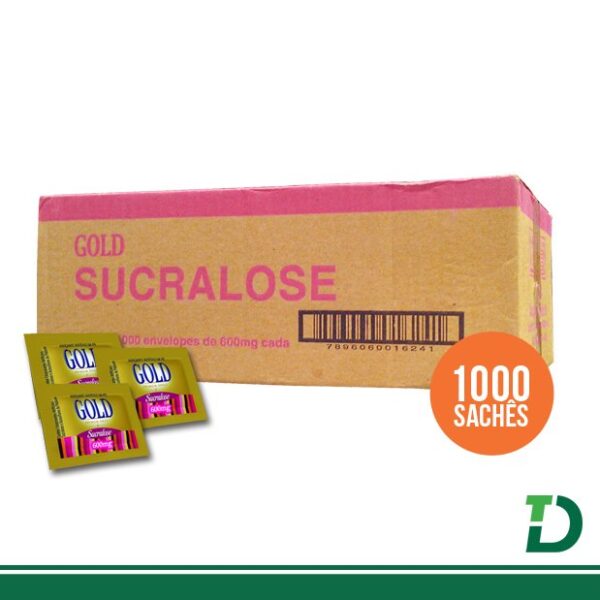 Adoçante Cx. GOLD Sucralose Caixa c/ 1.000 Sachês